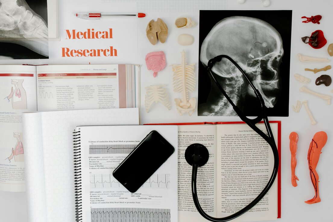 Medical research learning materials and equipment